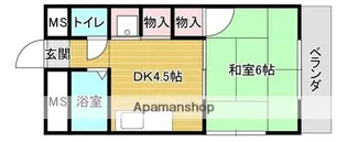 メゾン羽田【2階】の間取り