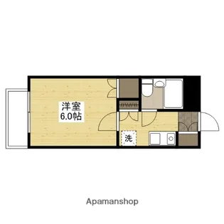 アストロ庚午【3階】の間取り