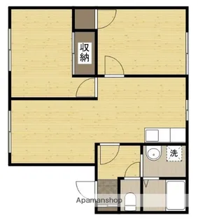 ビューテラス渡辺【1階】の間取り