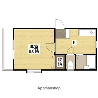 セレーノ祇園【2階】の間取り