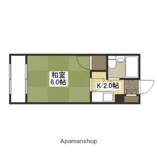 長山コーポラス【3階】の間取り
