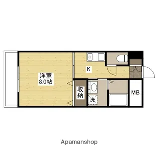 WING TACHIBANA【1階】の間取り