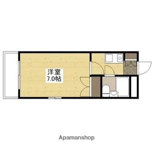 パレグレース仁保【2階】の間取り