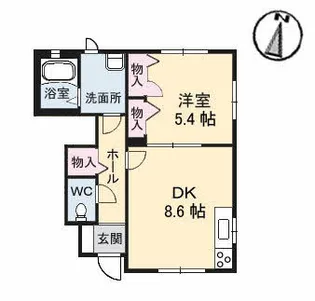 ローゼンパレス【1階】の間取り