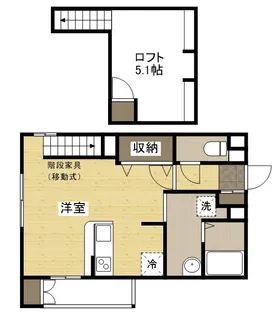 CD CRYSTAL Ⅰ【1階】の間取り
