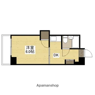 中広ハウス【4階】の間取り
