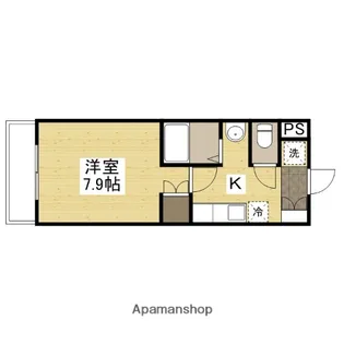 サンリバー可部【2階】の間取り