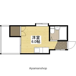 PETIT PAS観音【5階】の間取り