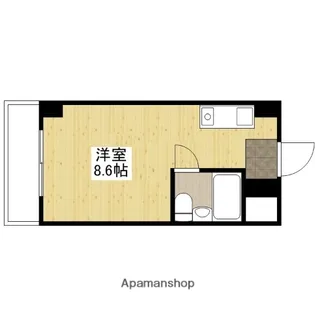 コーポラス岡本【3階】の間取り