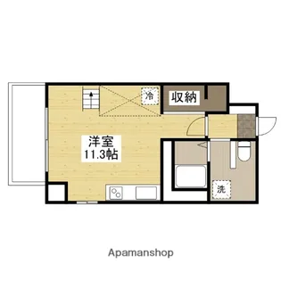 幟町シールド【5階】の間取り