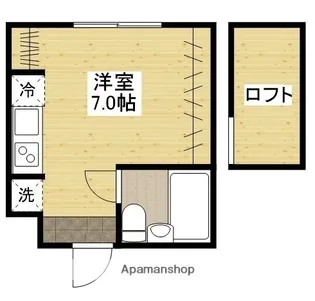 ラフテル【2階】の間取り