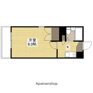 メゾン江波【1階】の間取り