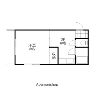 二反田ビル【1階】の間取り