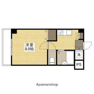 ハーシオンフルタⅢ【1階】の間取り