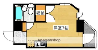 ライトシティ佐伯【4階】の間取り