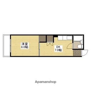 和秀舟入本町ビル【5階】の間取り
