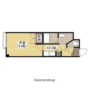 ベルビュー河原町【2階】の間取り
