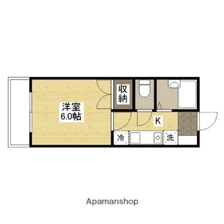 メゾンエイト【2階】の間取り