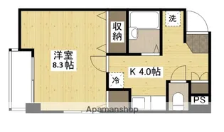 リョーコーテックビル【4階】の間取り