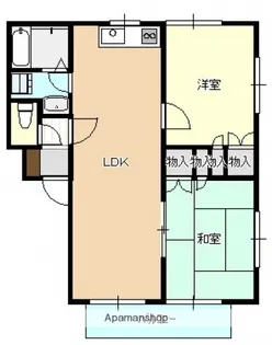 フリーデンス城ケ丘【2階】の間取り