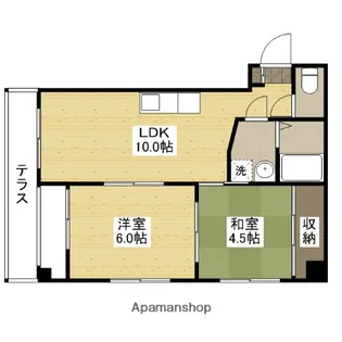 シートピア井口台【1階】の間取り