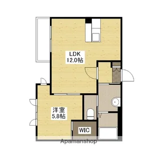 コンフォート高瀬Ⅳ【2階】の間取り