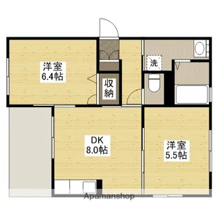 ドリームヒルズ【1階】の間取り