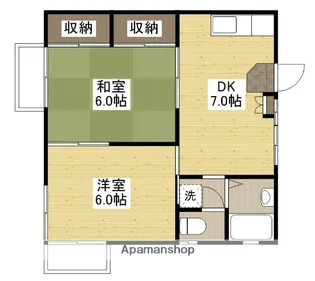 アーネスハイツ宝安【101NG号室】の間取り