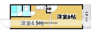 BAUHAUS竹屋町【4階】の間取り