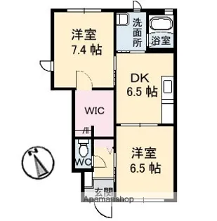 サンヒルズ(中野東)【1階】の間取り