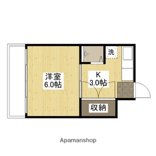 松中ビル白島【4階】の間取り