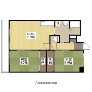 アド・パストラル前田【4階】の間取り