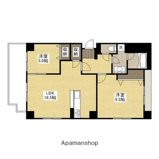 AUBE【4階】の間取り