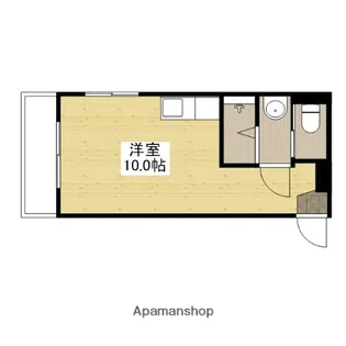 ハイネ大宮【3階】の間取り