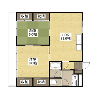 ビューハイツ寺本【3階】の間取り