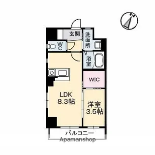 メゾン呉駅前【7階】の間取り