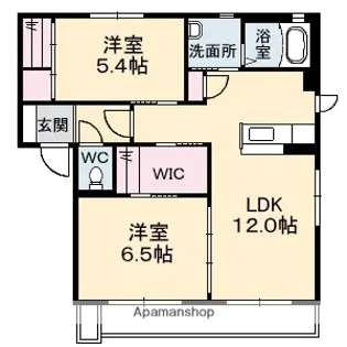 ベルテンポ神出【1階】の間取り