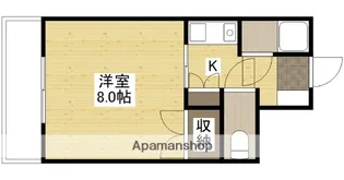 ハーモニー光町【4階】の間取り