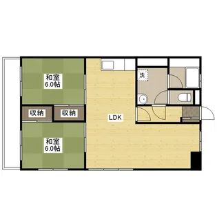 テラヤママンション【2階】の間取り