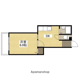 Bello中広【402号室】の間取り