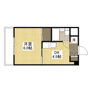 第2山中ビル【5階】の間取り