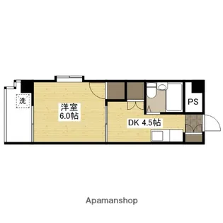 グレイス米田【6階】の間取り