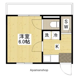 ホワイトパレス長束【4階】の間取り