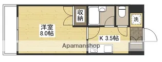 フラーリッシュ岡本【4階】の間取り