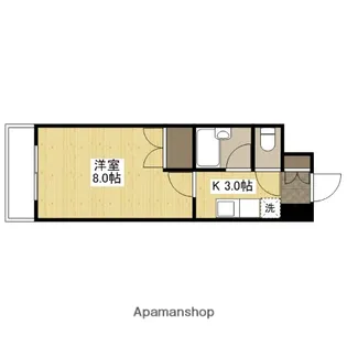 カーナ西田【2階】の間取り