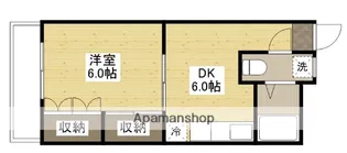 フローラ京橋【2階】の間取り