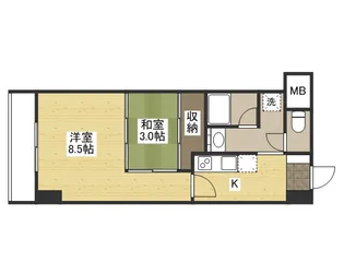 クレアテラ五日市(旧センチュリー相原)【2階】の間取り