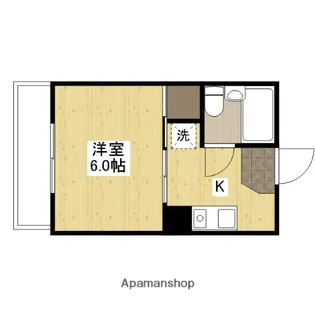 第二広島勧業ビル【406号室】の間取り