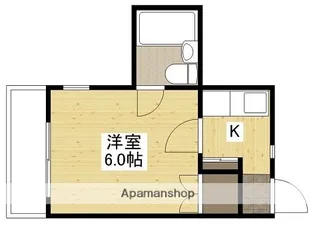 エステート中広【2階】の間取り