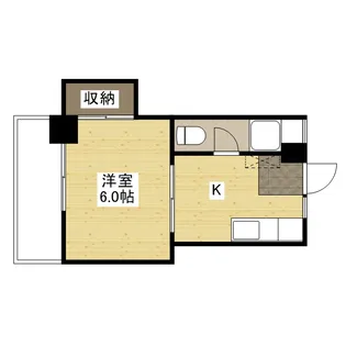 玉井ビル【4階】の間取り